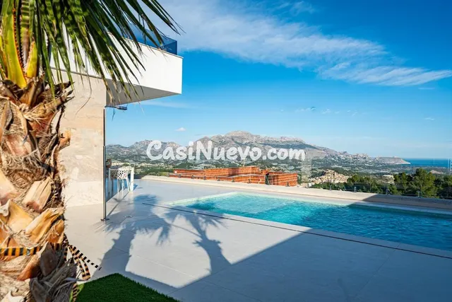 Impresionante villa de obra nueva en Polop con vistas al mar - foto 4