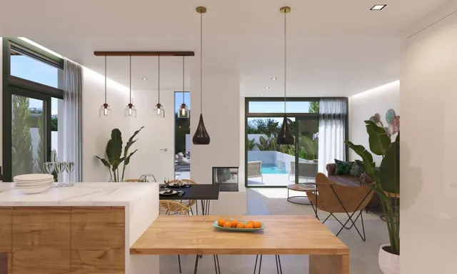 Villas independientes y semi adosadas de obra nueva en el típico pueblo de Daya Nueva. — 5