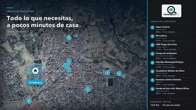 OPORTUNIDAD: SOLAR RESIDENCIAL EN EL CINTURÓN METROPOLITANO DE GRANADA, EN OTURA — 42