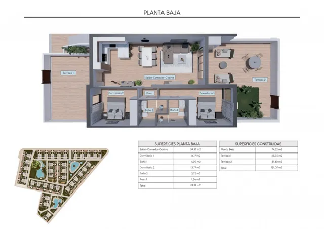 RESIDENCIAL DE OBRA NUEVA CONSTRUCCIÓN DE APARTAMENTOS BUNGALOW EN LOS BALCONES — 24
