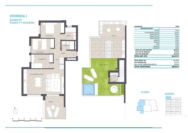 Ático 3 habitaciones 188m² en venta - Playa de Fossa-Levante — 30