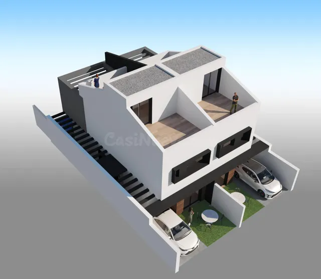 Modernas villas adosadas con piscina privada cerca del mar e - foto 5