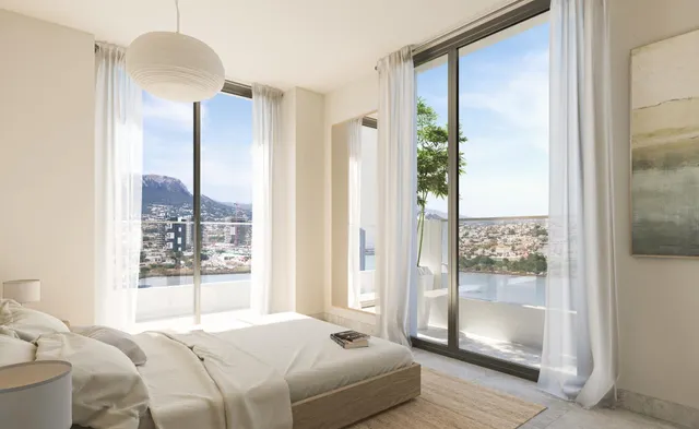 ÁTICOS DE LUJO DE OBRA NUEVA CON VISTAS AL MAR EN CALPE. — 5
