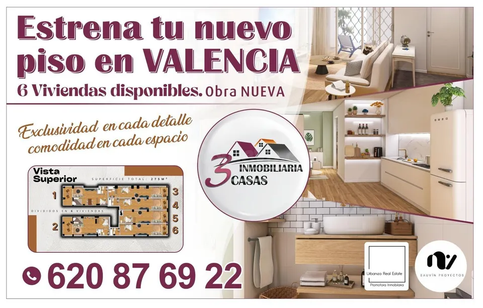 6 VIVIENDAS DE NUEVA construcción