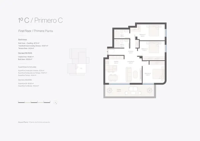 Apartamento 3 habitaciones 112m² en venta - Parque Central — 22