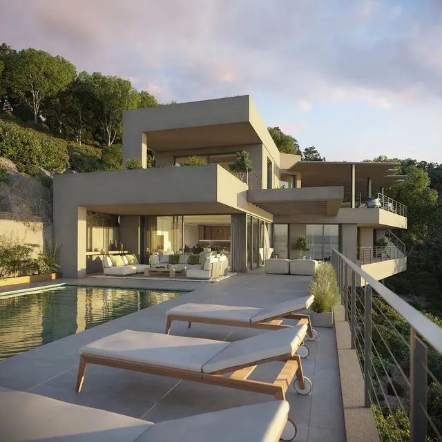 Terreno de 2300 m2 en Benahavís con vistas al mar — 16