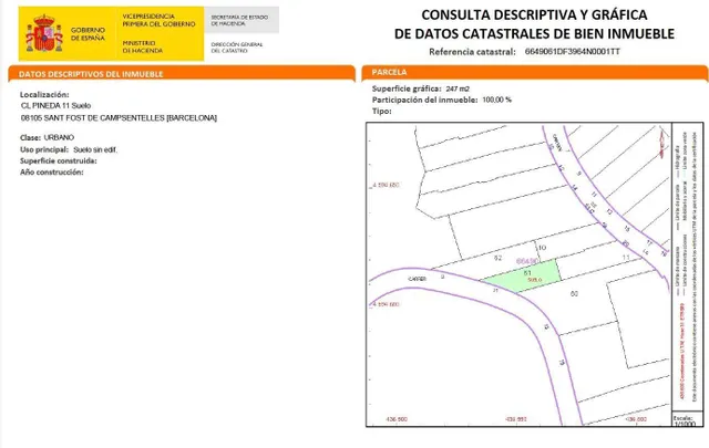 SE VENDE TERRENO URBANO EN SANT FOST DE CAMPSENTELLES — 6