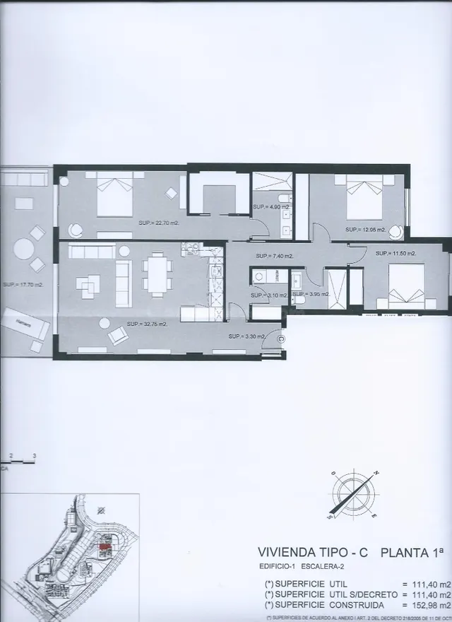 Apartamento 3 habitaciones 153m² en venta - El faro — 4