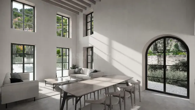 Finca con proyecto aprobado y piscina en Es Murterar - foto 4