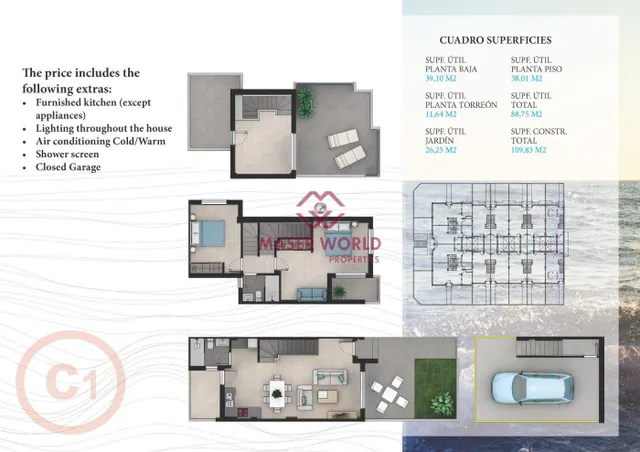 HERMOSAS CASAS ADOSADAS EN LA MANGA — 10