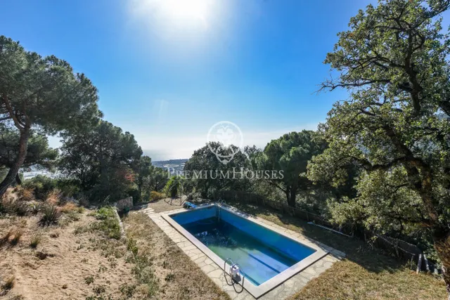 Casa en venta en plena montaña con piscina y vistas al mar en Cabrera de Mar — 30