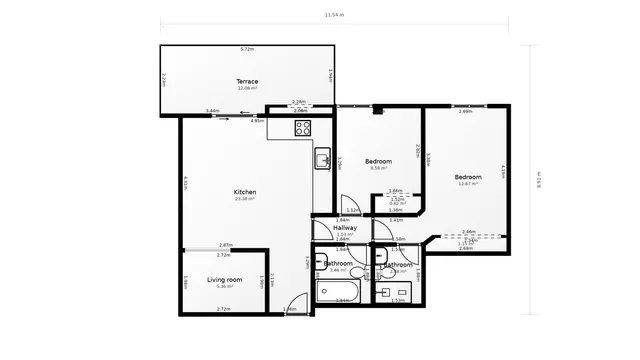 Apartamento 2 habitaciones 90m² en venta - Riviera del sol — 27