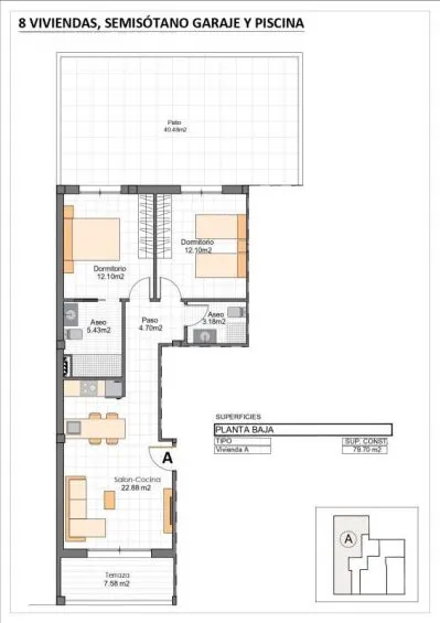 Apartamento 2 habitaciones 59m² en venta - La Aceña — 9