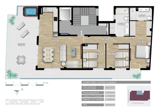 Apartamento 3 habitaciones 121m² en venta - Playa Levante — 7