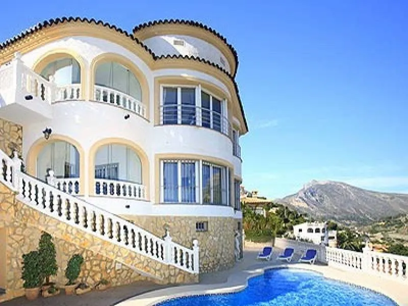 Villa con hermosas vistas sobre la bahía de Calpe