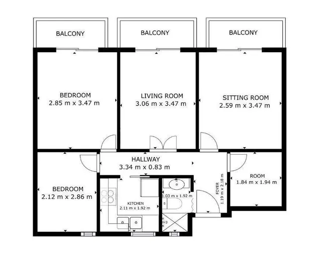 Piso 3 habitaciones 60m² en venta - La Barceloneta — 12
