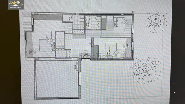 Chalé adosado, con terraza 30m , jardín 70m , garaje para 2 coches. 5 habitaciones. 3 baños. Cocina salón comedor de 35 m2. Magnificas vistas. Muy soleados — 11