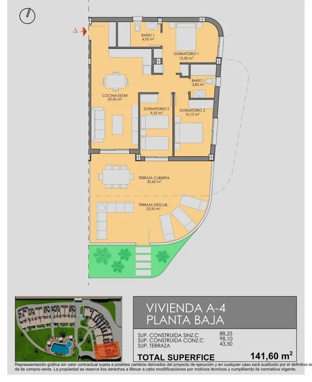 Apartamento 3 habitaciones 88m² en venta - Lomas del Rame — 20