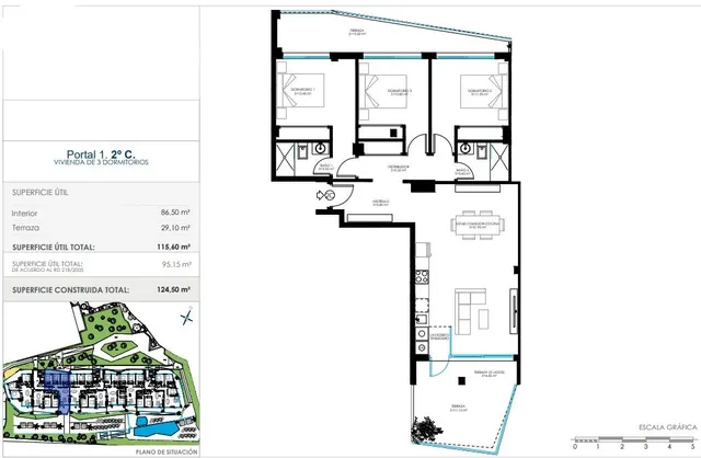 Apartamento 3 habitaciones 124m² en venta - Montealto — 20