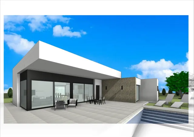 Villas de obra nueva situadas en término de Aspe. — 13