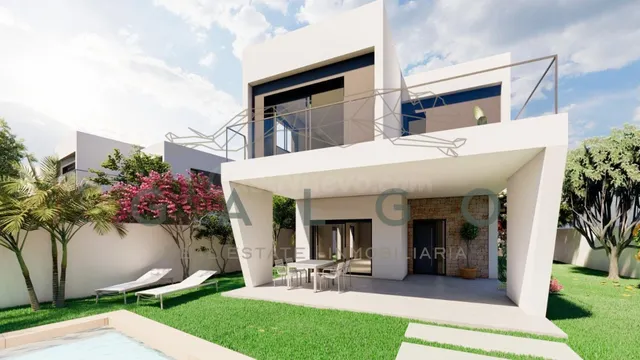 Comprar chalet de obra nueva en Calicanto con piscina - foto 5