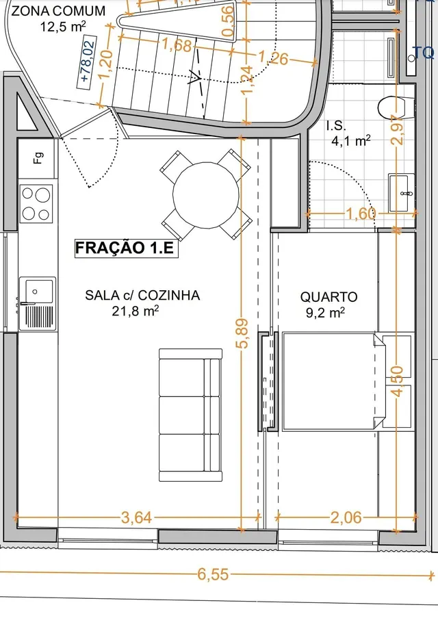 Apartamento 47m² en venta - Ramalde — 6