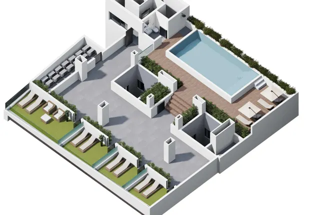 Moderno Apartamento a 250m de la Playa del Cura en Torrevieja — 10