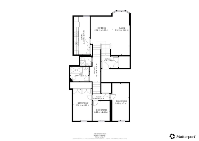 Piso 3 habitaciones 123m² en alquiler - Buena Vista — 36