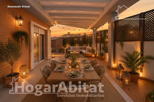 ÁTICO REFORMADO Y ESQUINERO CON 2 TERRAZAS Y GARAJE EN EXTRA - foto 2