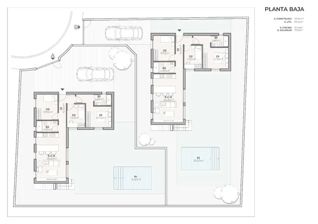 Promoción de 2 Villas independientes de nueva construcción con piscina privada en el Country Club de Mazarrón — 10