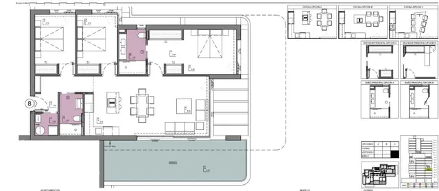Apartamentos ático de lujo en Calpe con jardín y vistas al mar — 23