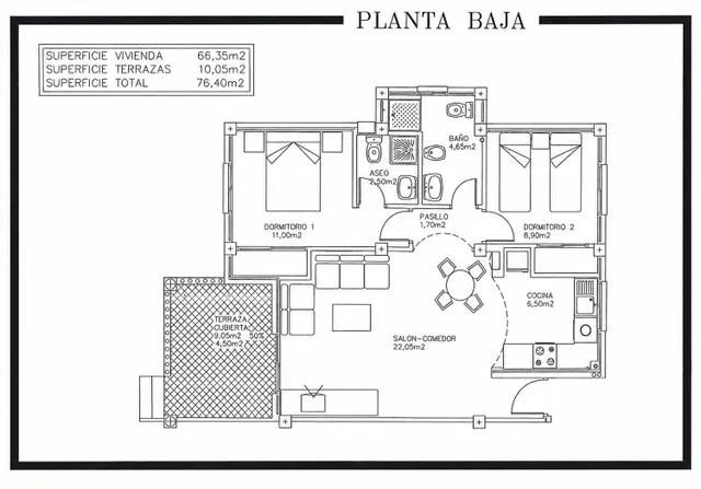Apartamento 2 habitaciones 69m² en venta - Lomas de Cabo Roig — 19