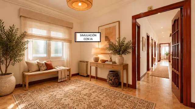 Vivienda en quinta planta con vistas panorámicas, luminosa, con 5 amplias habitaciones. — 19