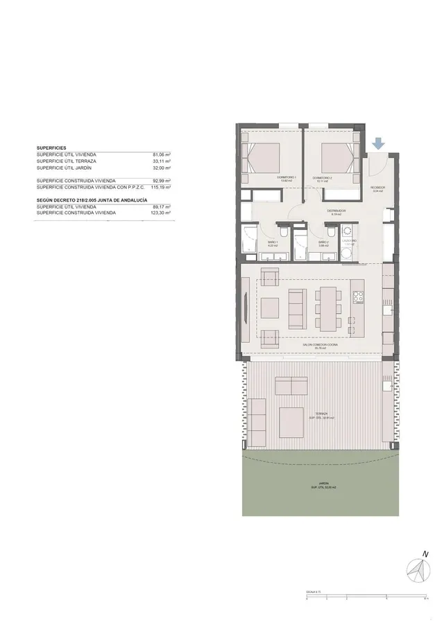 Apartamento 2 habitaciones 92m² en venta - Costa Del Sol — 7