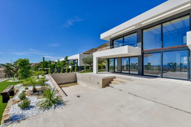 ▷Villa de Obra Nueva con Vistas al Mar en Finestrat, Costa Blanca — 5