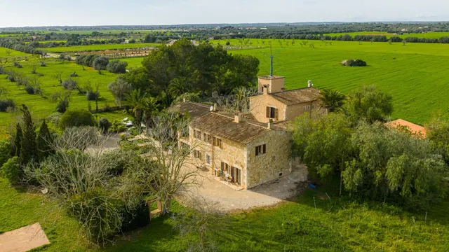 Finca mallorquina con viñedo — a 10 minutos de playa Es Tren