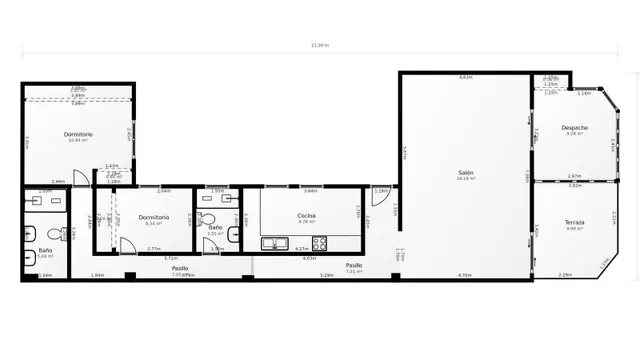 Ático 3 habitaciones 110m² en venta - torrevieja — 35