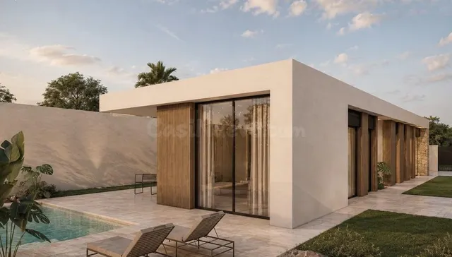 Parcela en venta con proyecto de Chalet de diseño en La Caña - foto 2