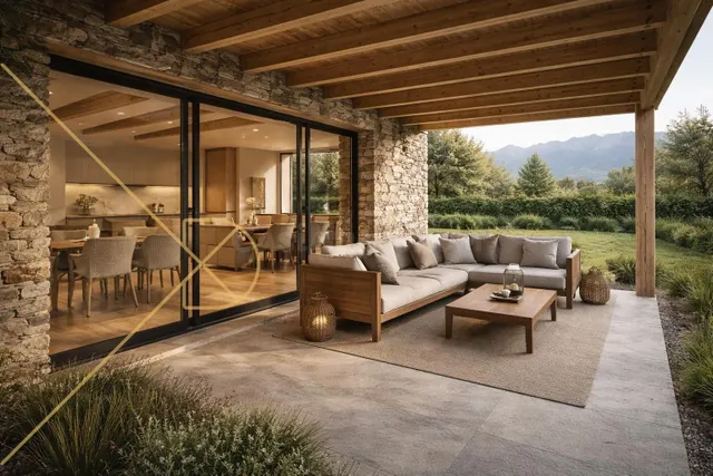 Moderna casa de obra nueva en GER con jardín, luz natural y 