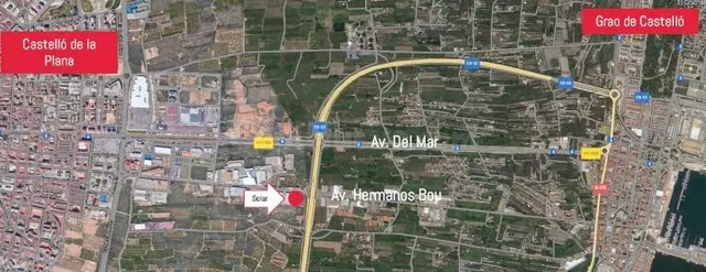 EN VENTA SOLAR URBANO INDUSTRIAL EN AVDA HERMANOS BOU de CAS