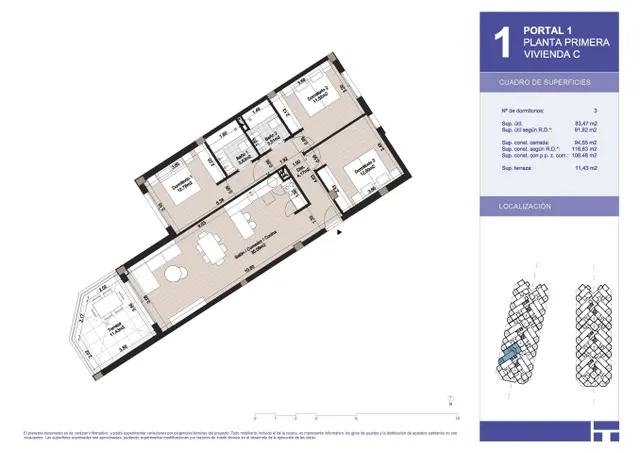 Apartamento 3 habitaciones 116m² en venta - EL MORCHE — 35