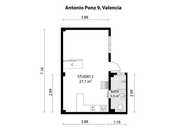 BONITO ESTUDIO GASTOS INCLUIDOS — 21