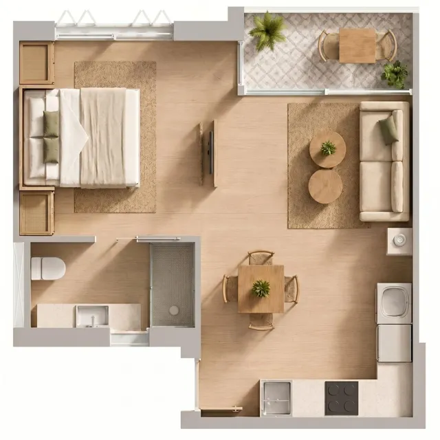 Villa 1 habitación 41m² en venta - LA PUNTICA — 17