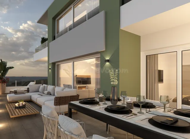 APARTAMENTOS DE CON PISCINA COMUNITARIA Y VISTAS AL MAR EN