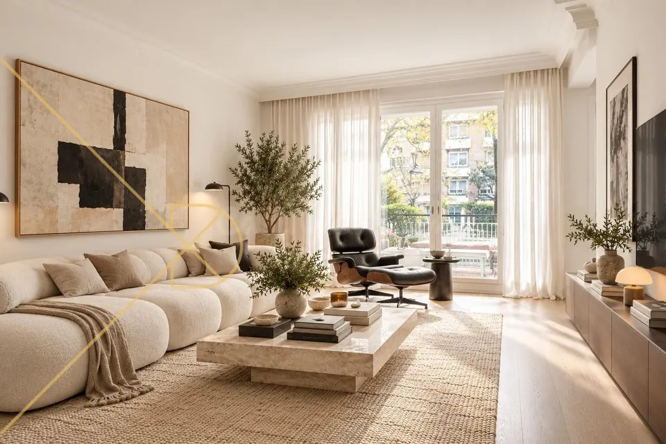 Elegante vivienda reformada con terraza privada en La Bonanova