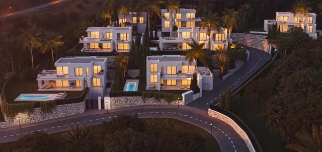 Preciosas villas en Mijas con vistas panorámicas al mar y montaña — 11