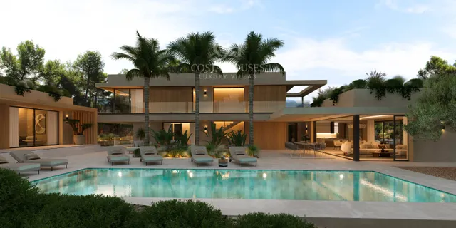 En venta parcela con licencia y proyecto de villa de lujo en la prestigiosa zona del montgo javea — 16