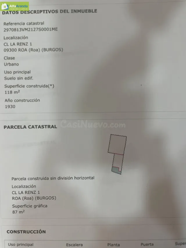 SOLAR EN VENTA EN ROA DE DUERO JUNTO AL CONSEJO REGULADOR - foto 3