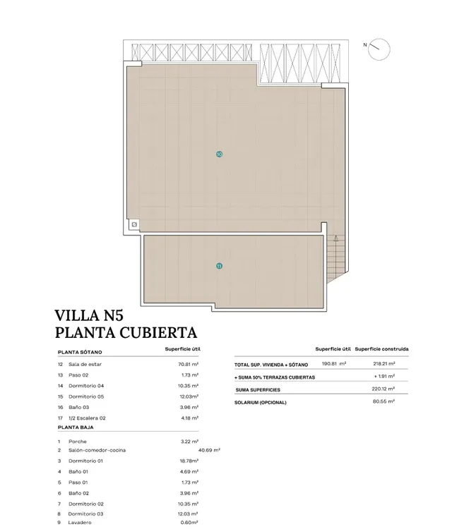 Villa de 5 dormitorios con sótano y solarium en venta en Polop(Alicante) — 12