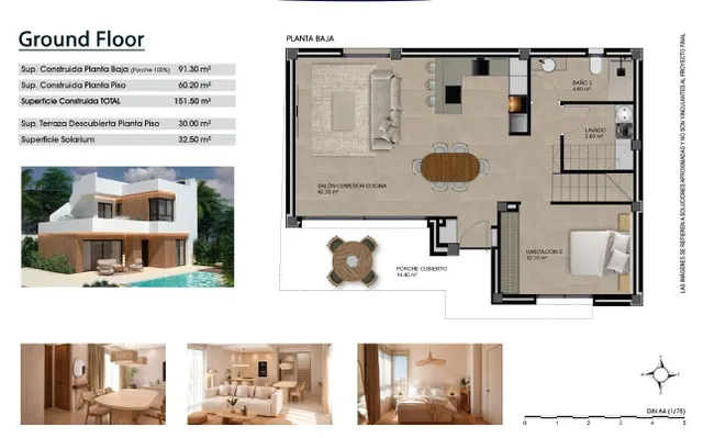 Villa de 3 dormitorios con piscina privada a la venta en Vista Golf(Orihuela) — 22